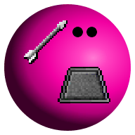 Editor icon for arrow trap, used when placing the 2nd element of the trap (two dots)