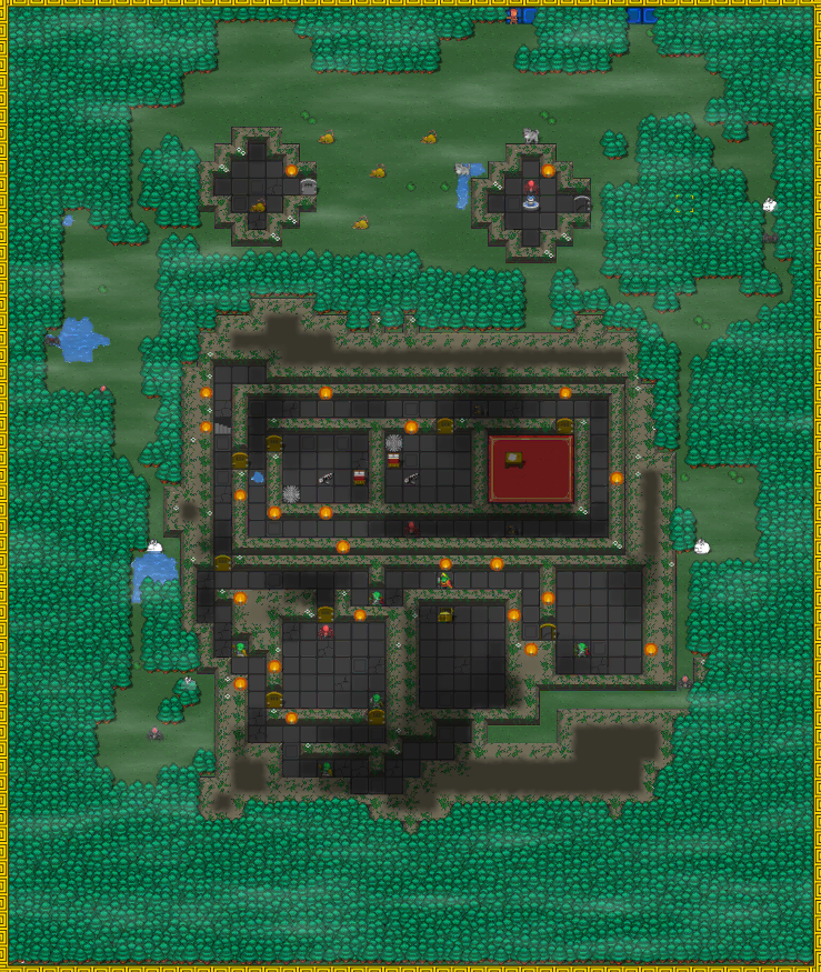 A dungeon with a prison